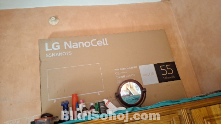 LG Nanocell - 55Nano75 LED 1Lac 24 hazar diye nici